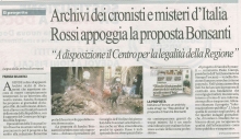 Archivio giornalistico sui misteri d'Italia a Firenze